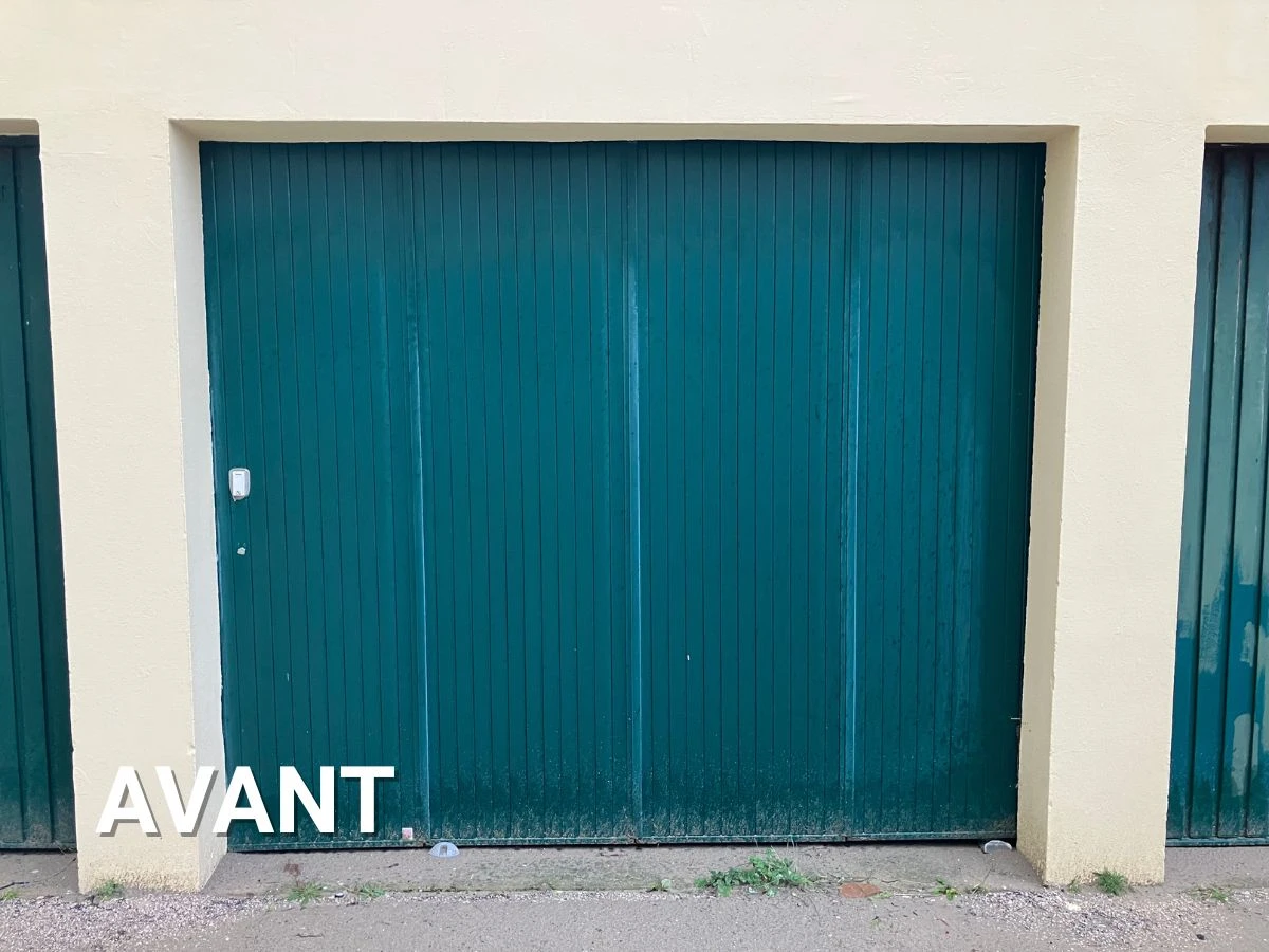 Remplacement porte de garage à Hardelot avant